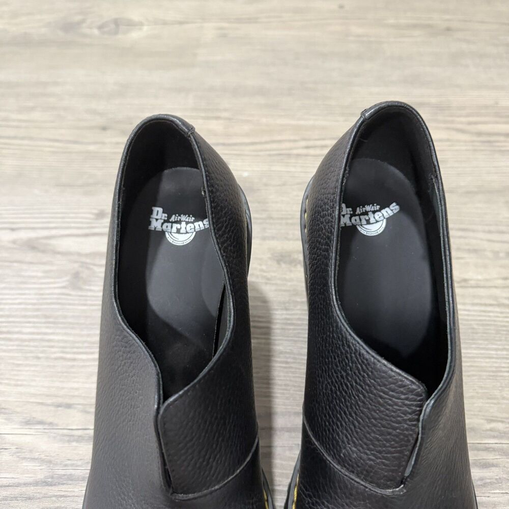 Dr Martens Cordelia Mule Heels Black Lug Platform Women's 9 - Picture 4 of 8